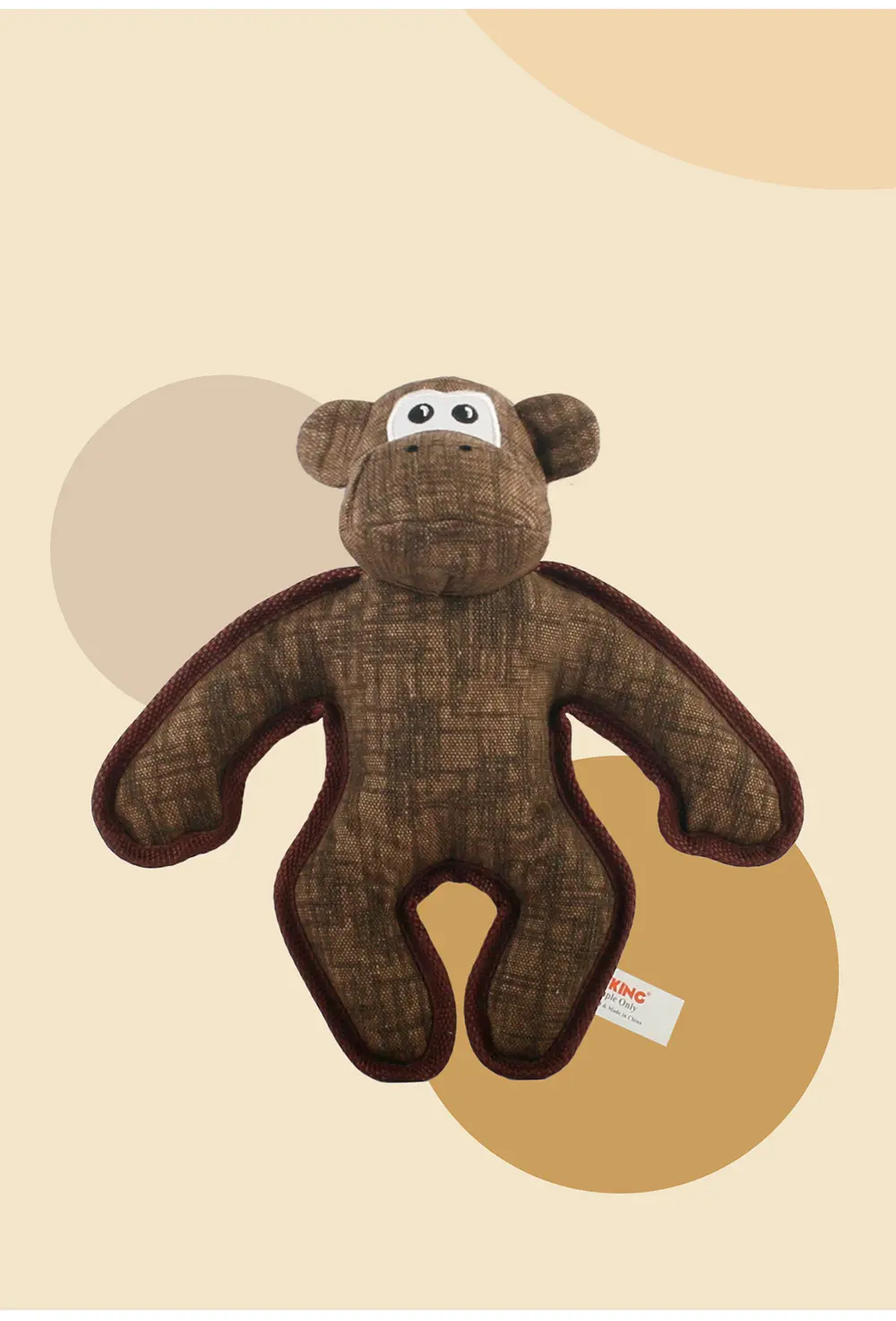 2025 New Product Classic Animal Shape Sturdy Dog Toy Collection Oblate Squirrel (10)