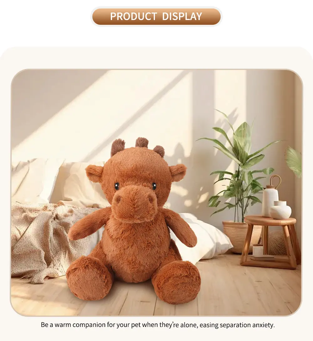 Cute animal-shaped pet stuffed toys with soft and comfortable material：Stuffed DragonPet Toy (9)