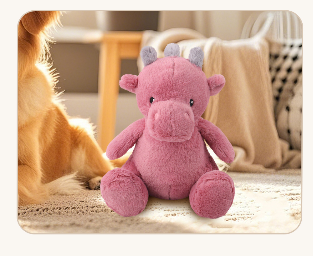 Cute animal-shaped pet stuffed toys with soft and comfortable material：Stuffed DragonPet Toy (10)