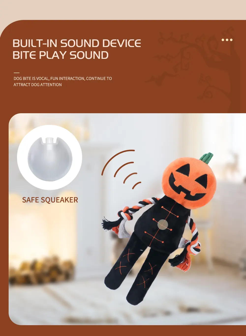 Halloween knoted plush dolls