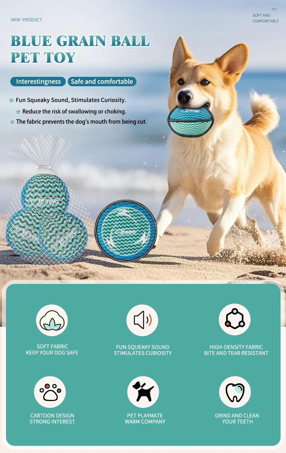Creative plush toy for dogs, ensuring safe and joyful play