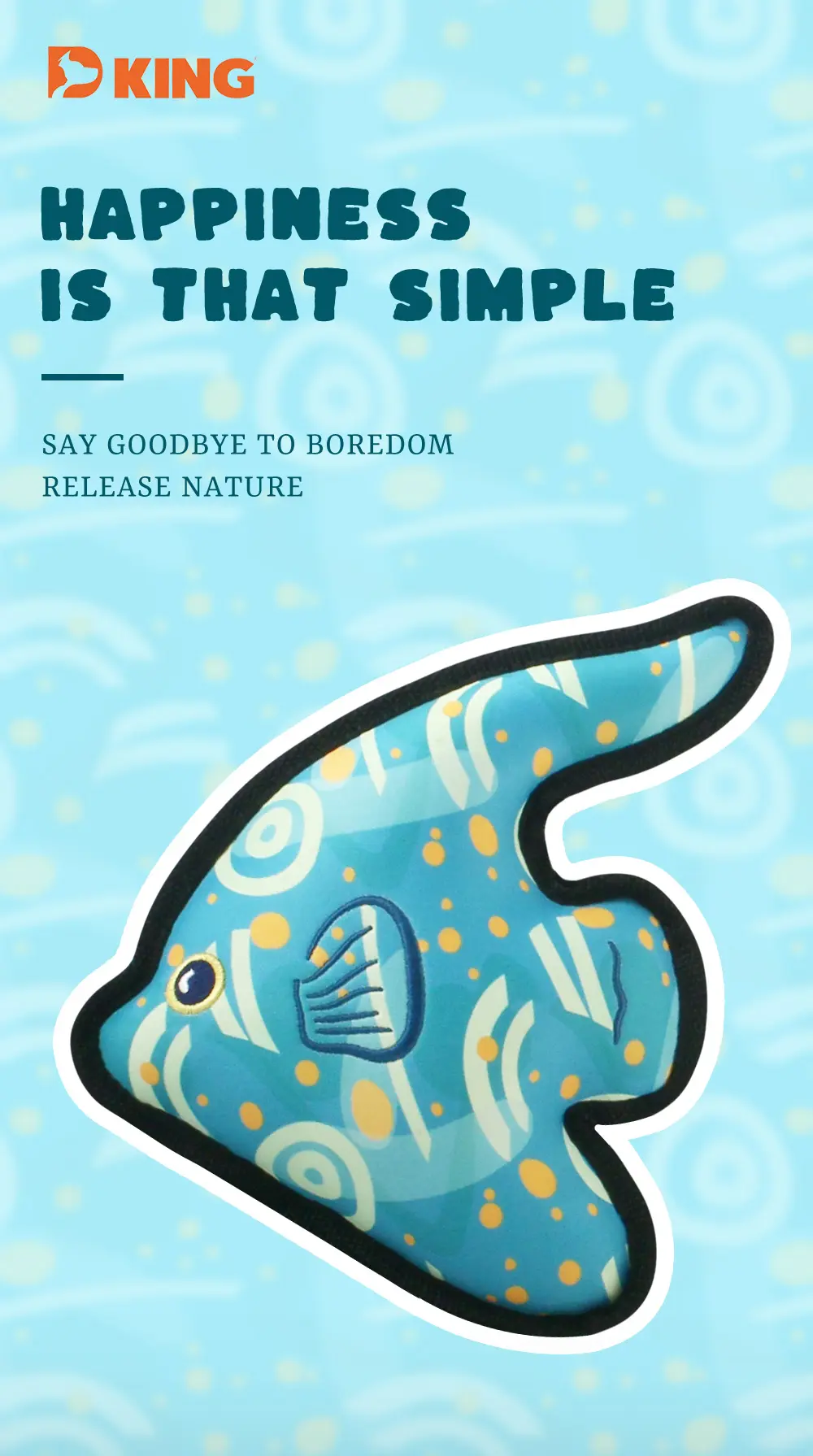 2025 Latest Pet Interactive Plush Toy Series, Innovative Design Enhances Pet's Fun, Safe Materials：Whip-fish，Blue Sea Bream，Starfish (4)