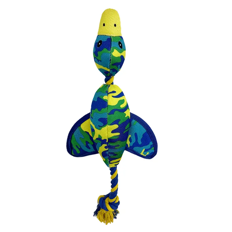 Rope Camouflage Flying Duck, Plush Pet Toy, Safe And Comfortable, Enhances Bonds, Endless Joy! (6).jpg