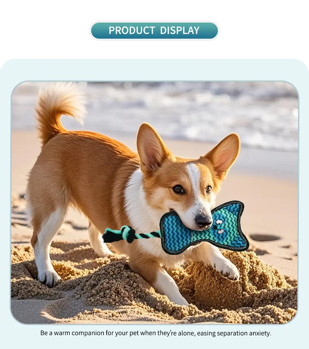 2025 Latest Design Rope-style Plush Pet Toy：Bear Bone，Monkey Bone，Kolar Bone，Fox Bone (11)