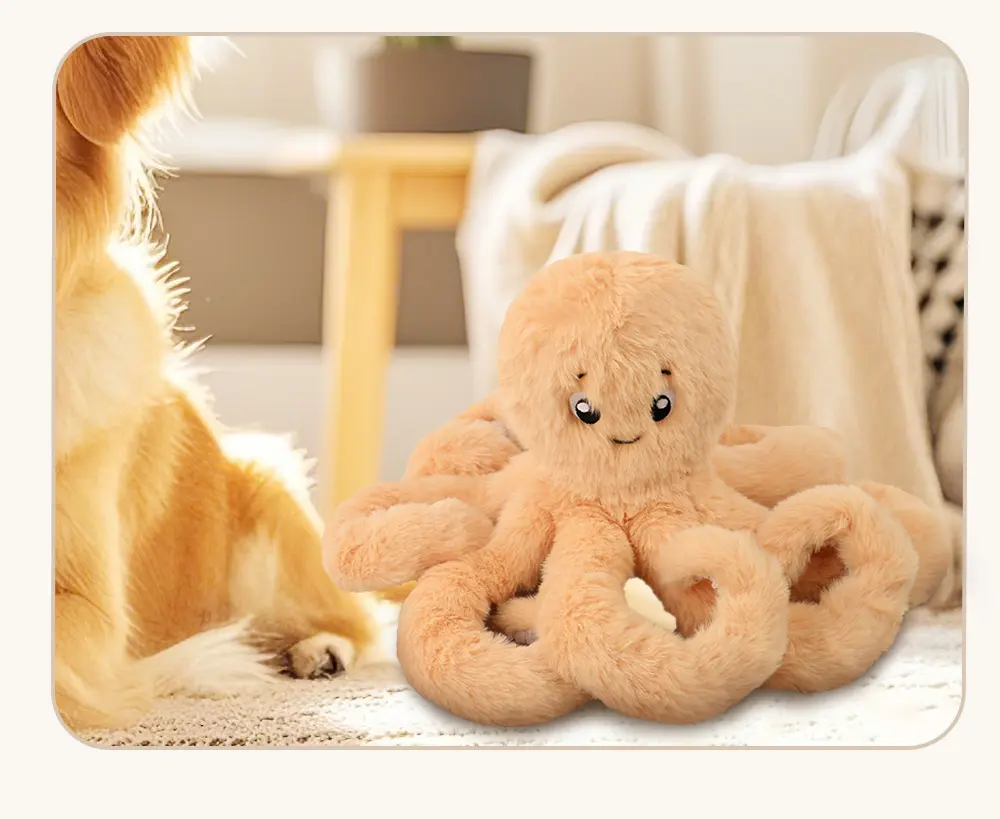 Octopus Plush Toy Safe, Comfortable, Stimulates Curiosity, Enhances Bonding, Durable (11)