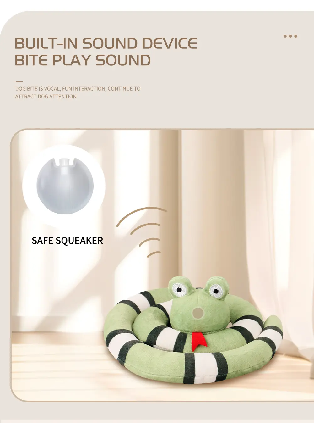 A Snake-Shaped Plush Pet Toy Specifically Designed For Dog Lovers—Snack (5)