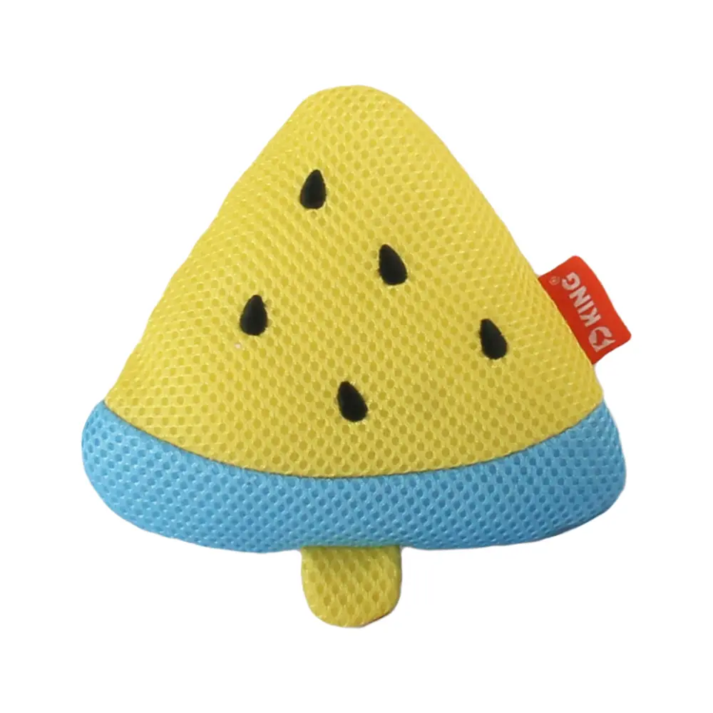 durable plush dog toy with fun designs that catch the eye