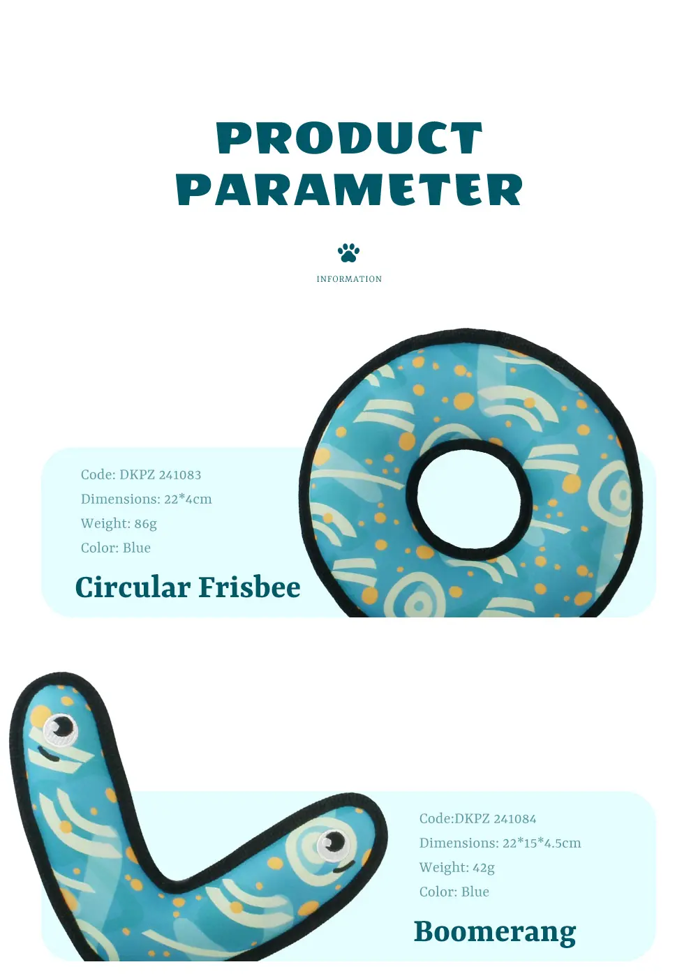 Warm Companion Dog-Exclusive Plush Toy, Safe and Non-toxic, Giving Your Beloved Pet a Cozy Hug:Circular Frisbee,Boomerang,Clover Frisbee,Bone (3)