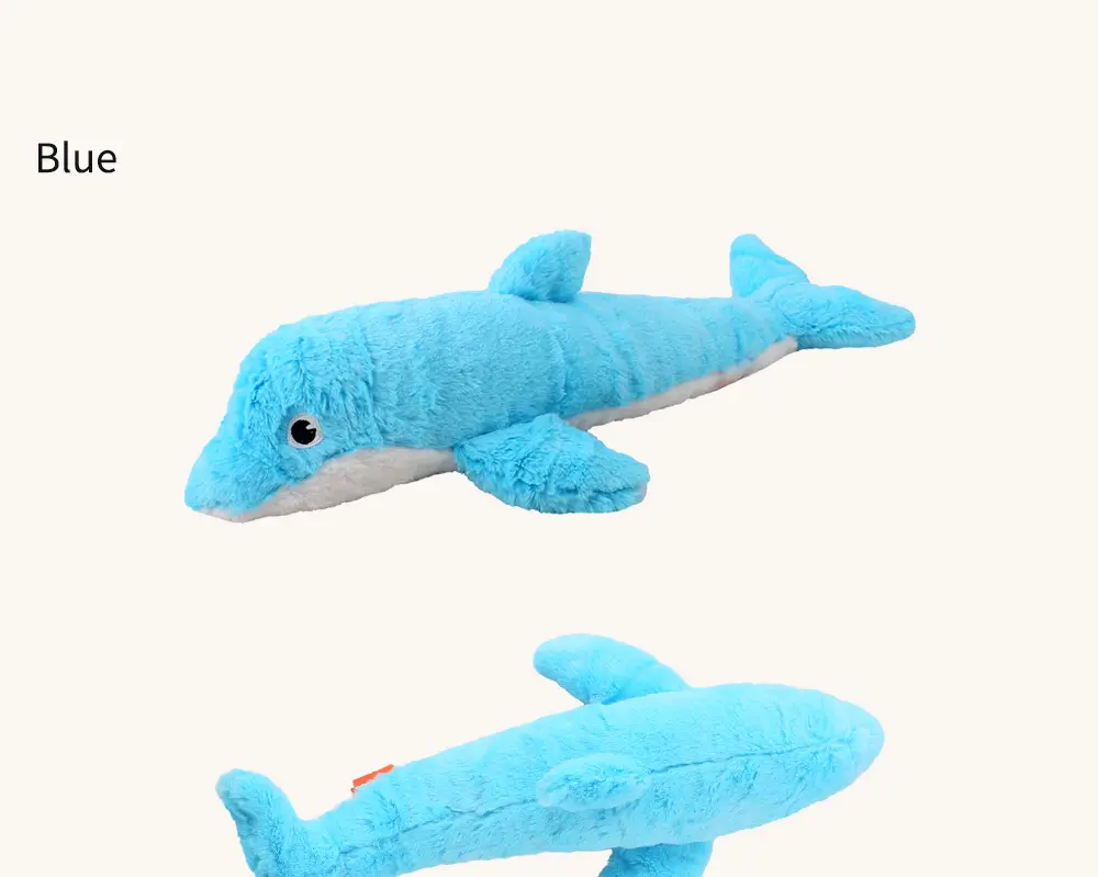 Cuddly Shark Pet Toy Soft Polyester, Lifelike Charm! (16)