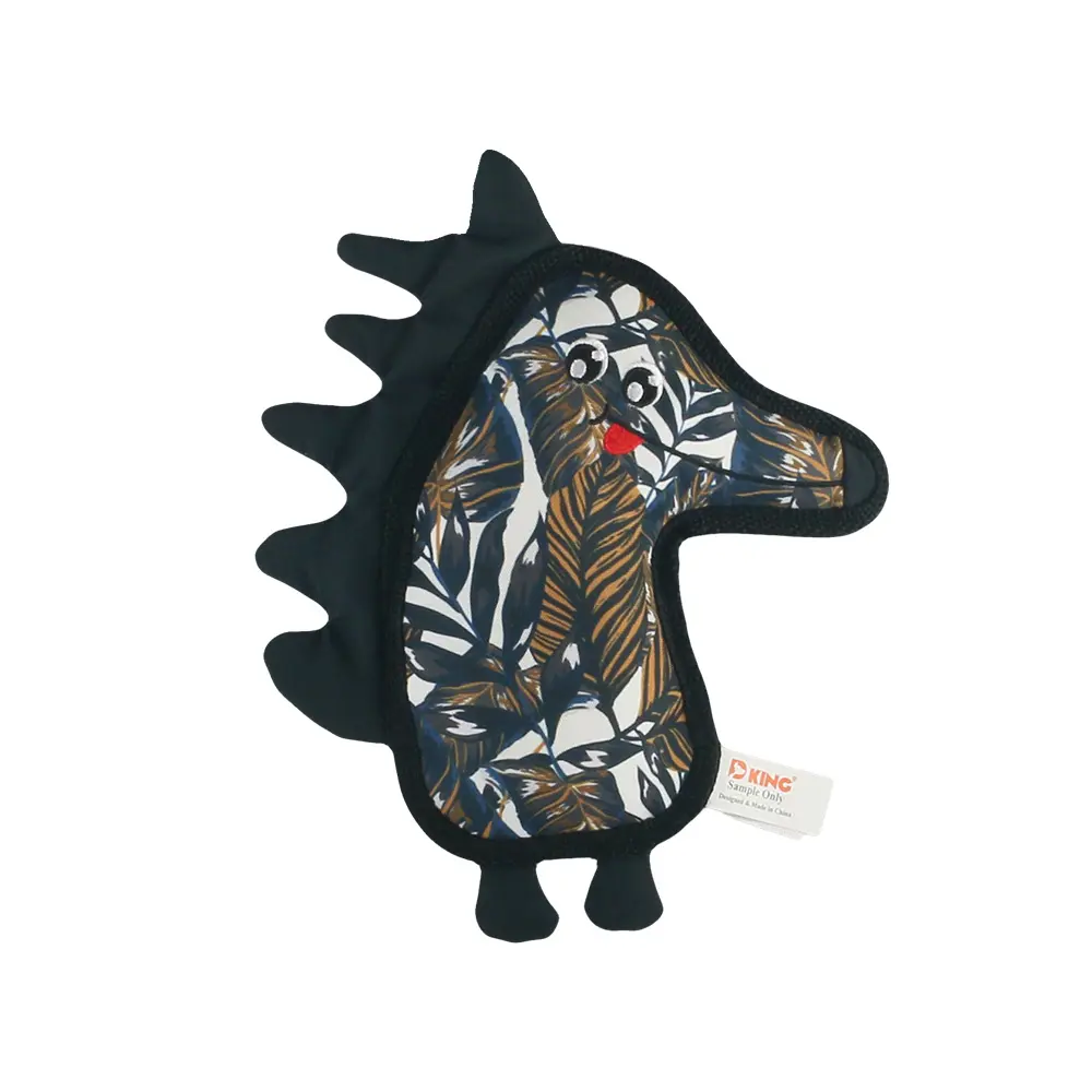 Innovative Design Series of Latest Dog Interactive Plush Toys: Oblate echidna, Oblate koala, Oblate monkey, Oblate hedgehog, Oblate crocodile
