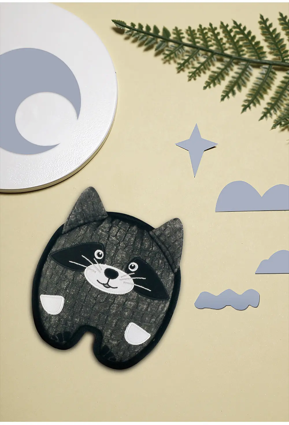2025 New Product Classic Animal Shape Sturdy Dog Toy Collection 3D Raccon (8)