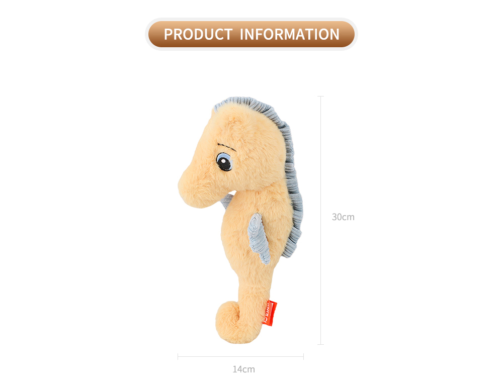 Stuffed Seahorse Pet Toy A Cuddly Companion for Your Pet (10)