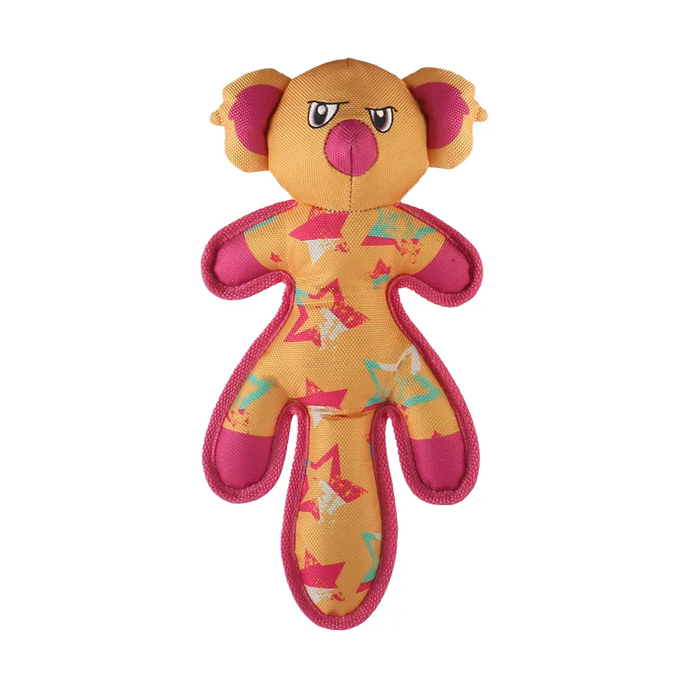 The translation of 2025 Latest Fashionable Dog Toys Durable, Safe, Eye-Catching Designs Oblate Body Squirrel, Oblate Body Koala, Oblate Body Fox (2).jpg