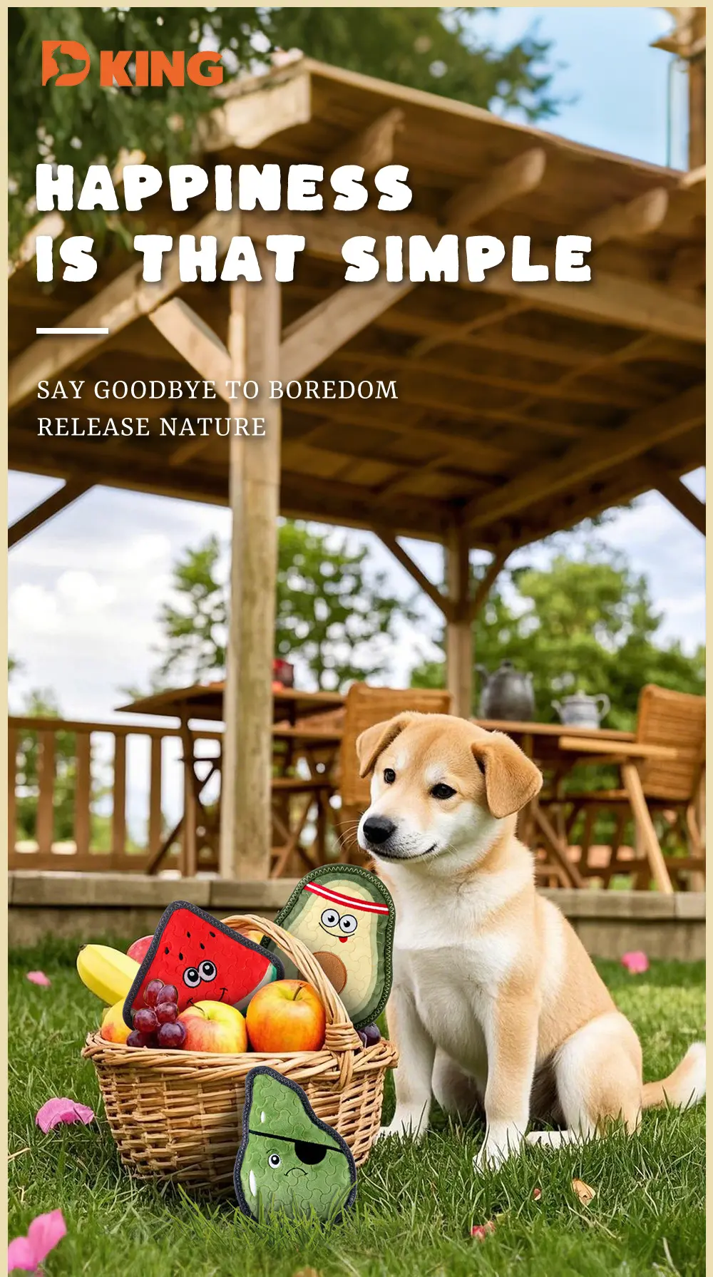 Latest Dog Plush Toy Series Captain pear, Gymnastic avocado, Watermelon (4)